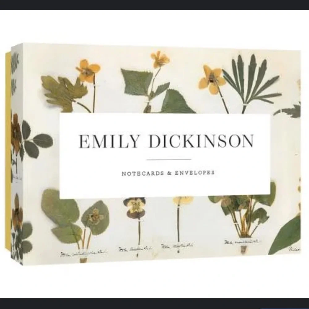 Emily Dickinson Notecards & Envelopes, boxed set of 12 notecards & envelopes